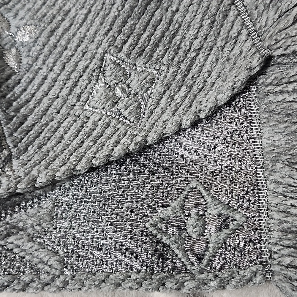 Monogram Wool Stole - Picture 6 of 12